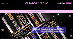 Desktop Screenshot of kleancolor.com